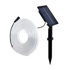 Tira LED solar exterior 40W - 10 metros - IP65 - 2700K