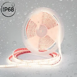 Tira LED 24V DC sumergible - Monocolor - 9.6W/m - 12mm - IP68 - 10 metros - 120ch/m