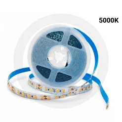 Tira LED 24V DC - 18W/m - Monocolor - 10mm - IP20 - Rollo 5 metros - 120ch/m
