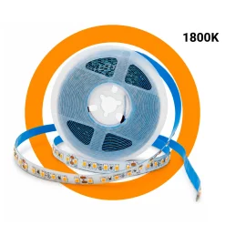 Tira LED 24V DC - 18W/m - Monocolor - 10mm - IP20 - Rollo 5 metros - 120ch/m