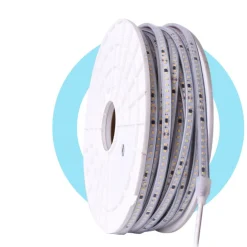Tira LED 220V - 950W (6000xSMD2835) 12mm -  IP67 - Rollo 50 metros - Corte cada 10cm