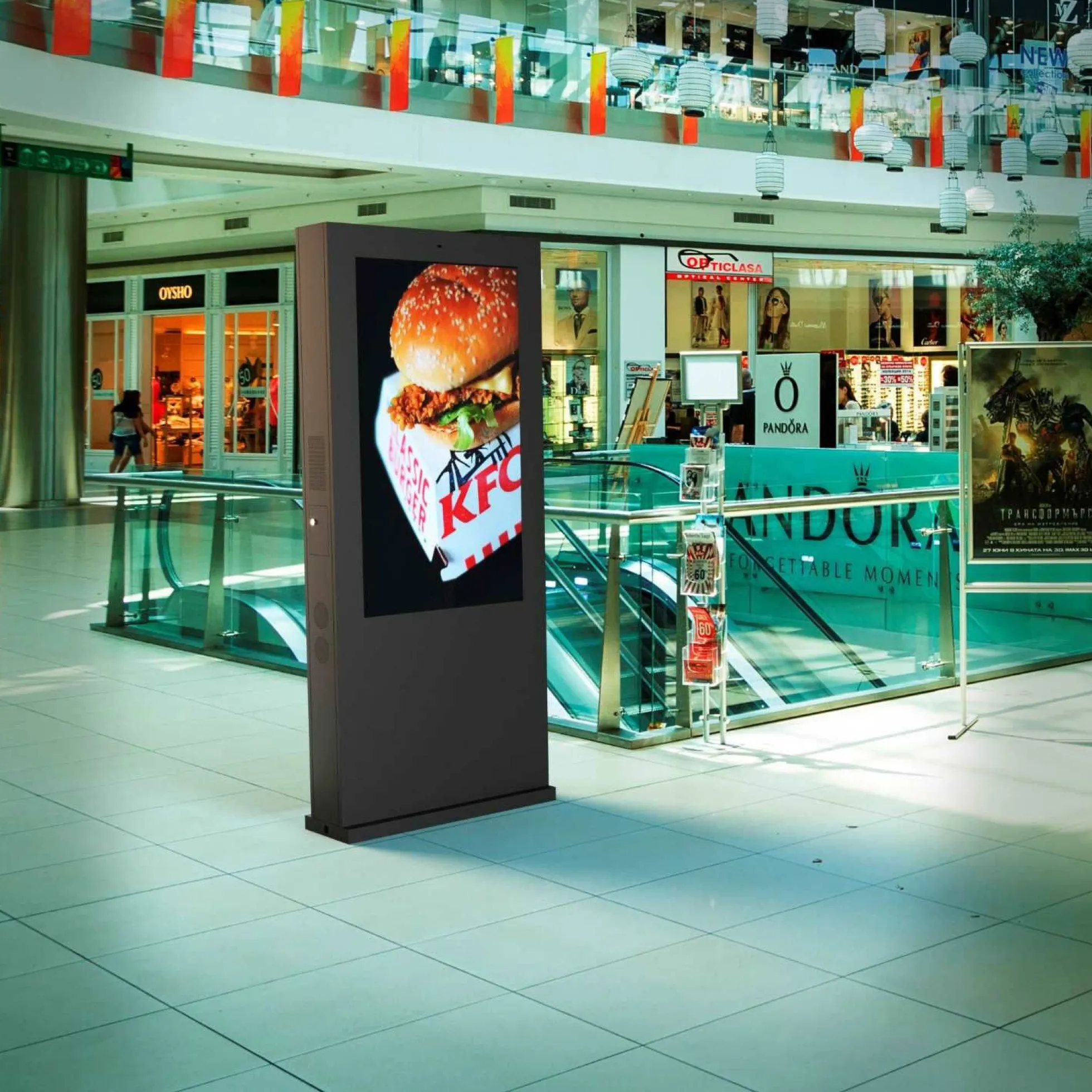 Tótem publicitario exterior 55 pulgadas 4K
