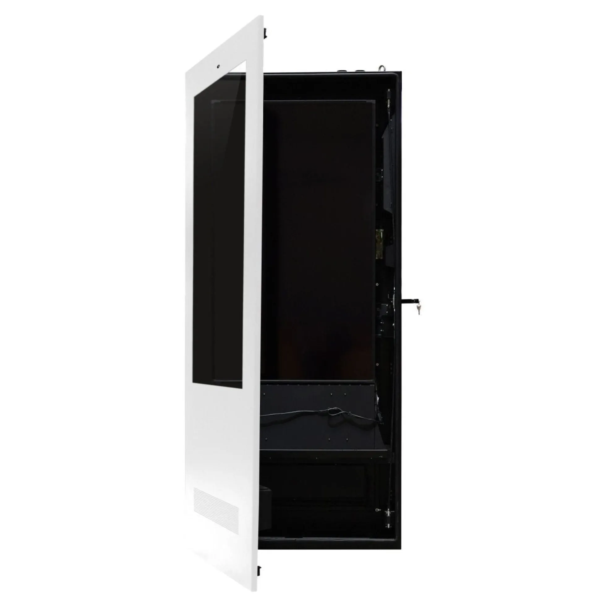 Tótem publicitario exterior pantalla LCD 55"- Doble cara - No táctil - Android - Blanco