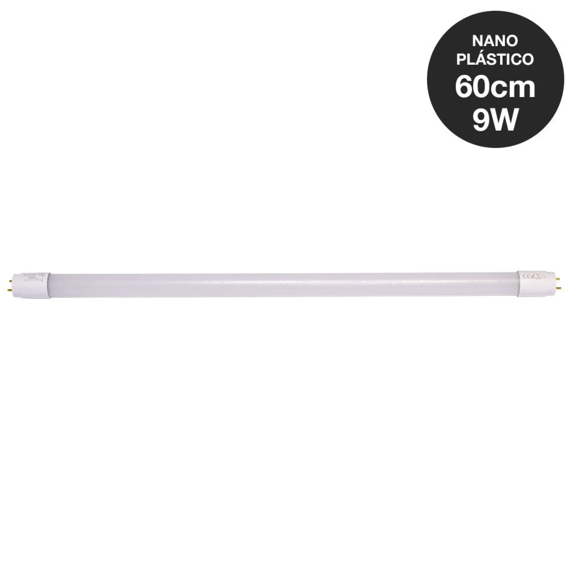 Tubo LED 60cm T8 - 9W - 140lm/W