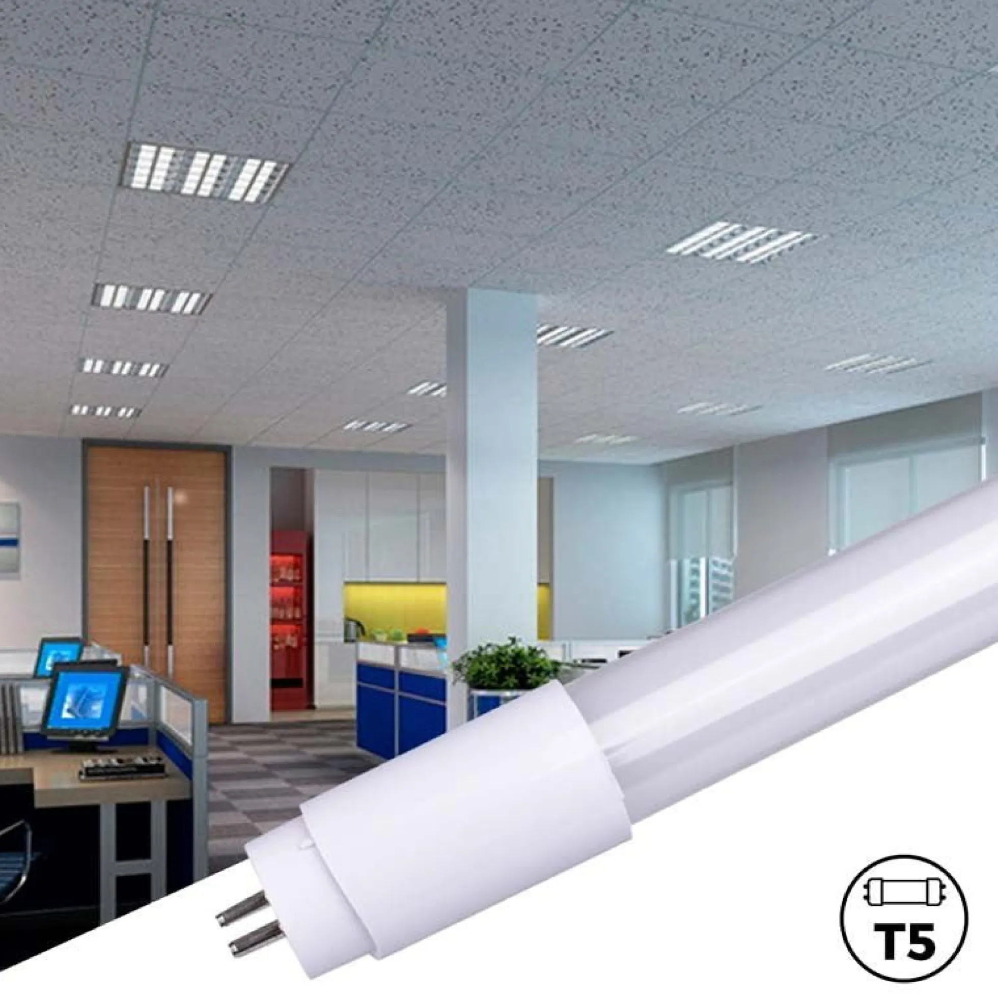Tubo LED 60cm T5 - 10W - 100lm/W
