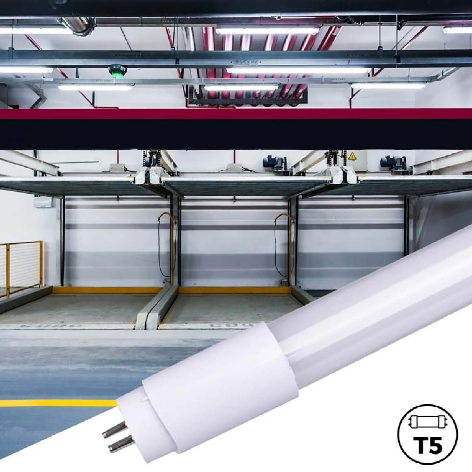 Tubo LED 60cm T5 - 10W - 100lm/W