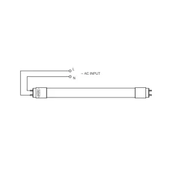 Tubo LED 120cm T8 - 18W - 140lm/W