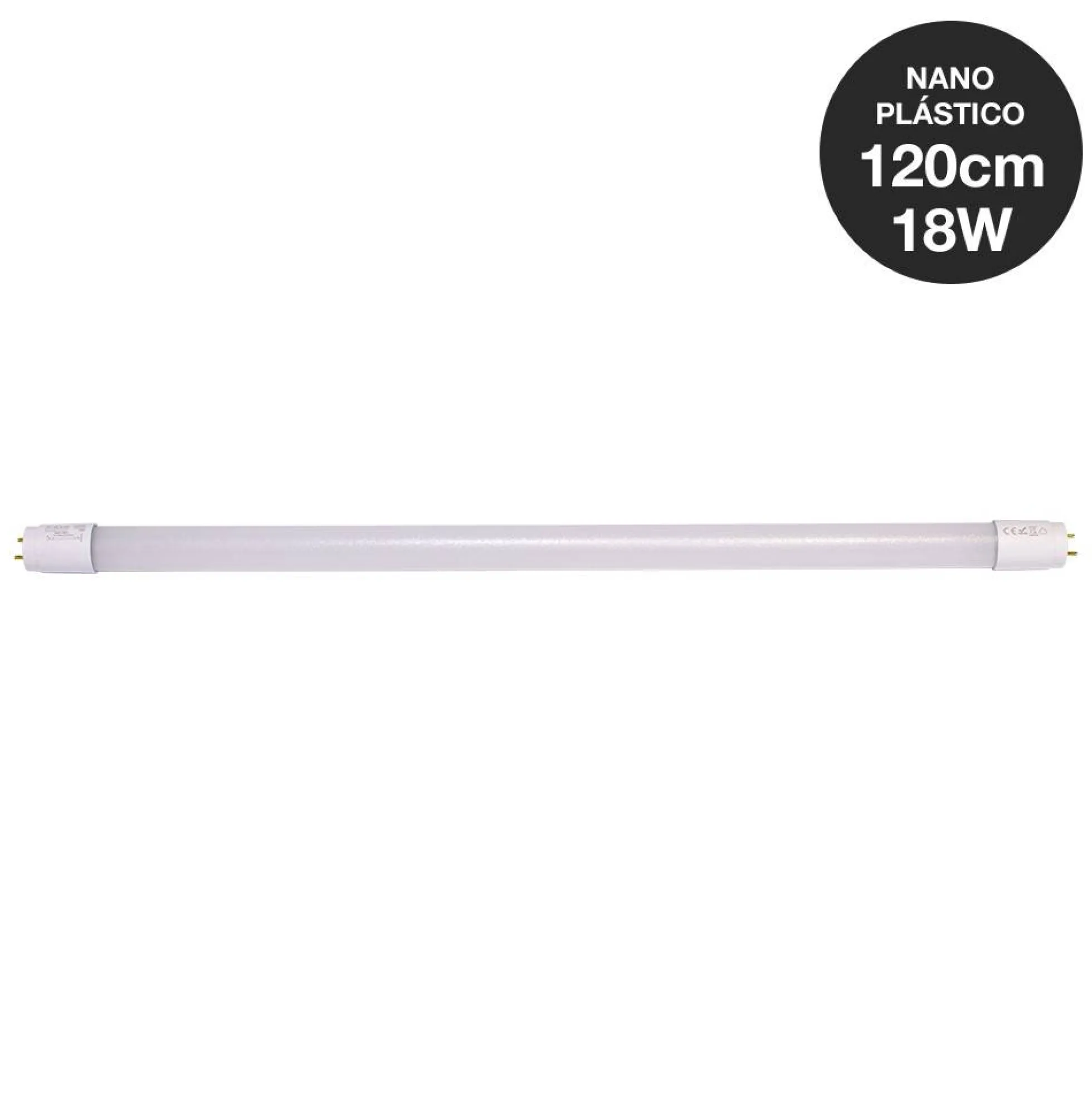 Tubo LED 120cm T8 - 18W - 140lm/W