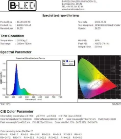 Tubo LED T8 120cm de colores -18 W
