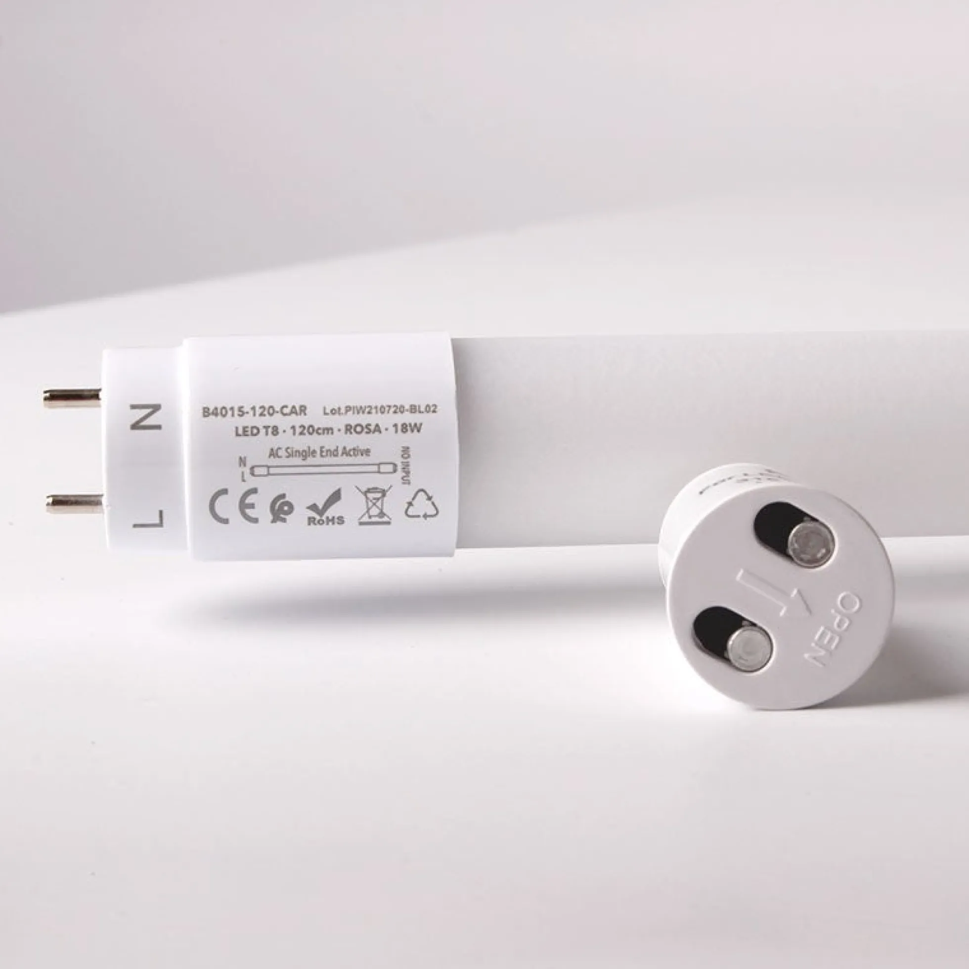 Tubo LED T8 especial carnicerías 120cm 18W