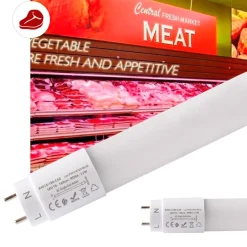 Tubo LED T8 especial carnicerías 150cm 22W