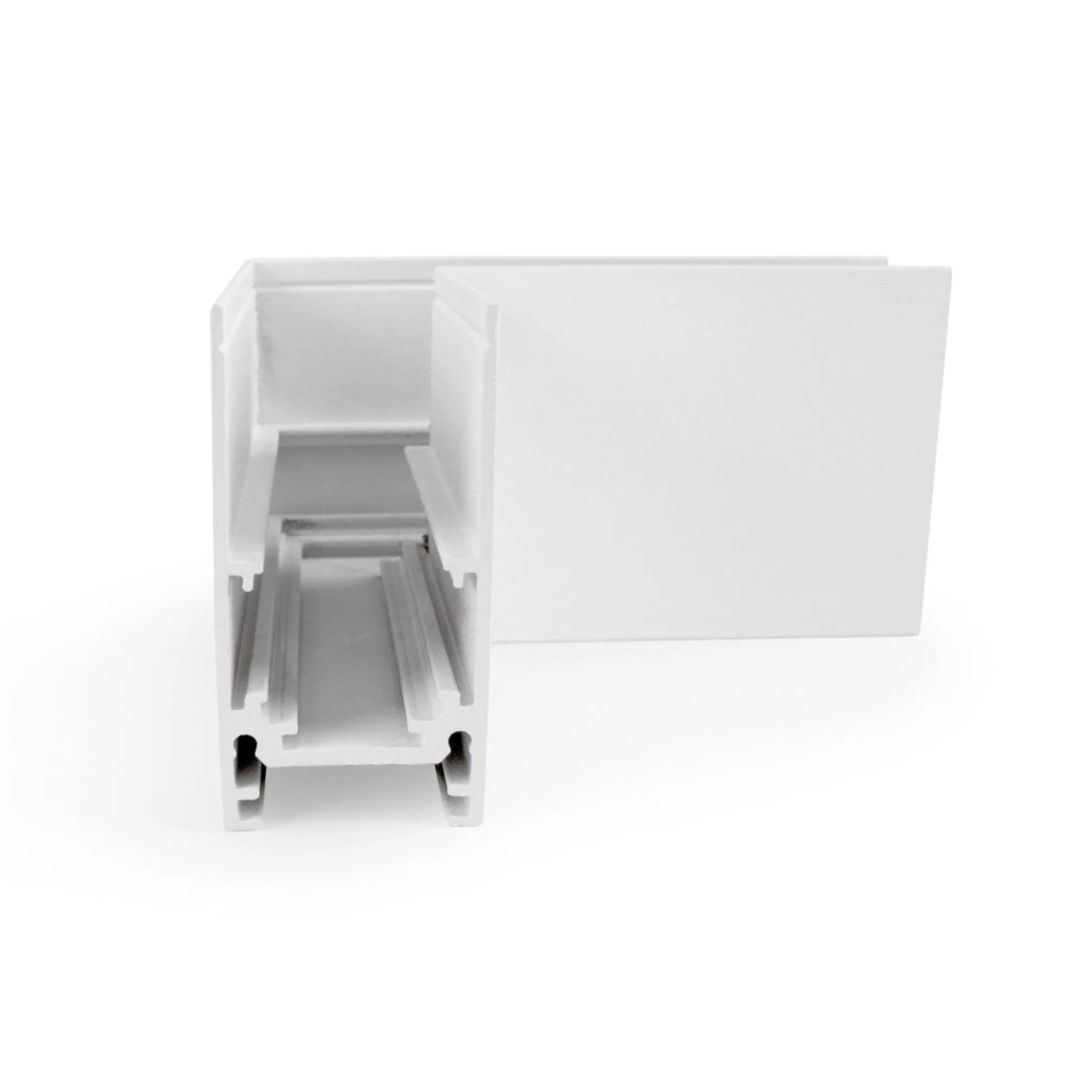 Unión en L para carriles magnéticos de superficie 20mm - Horizontal