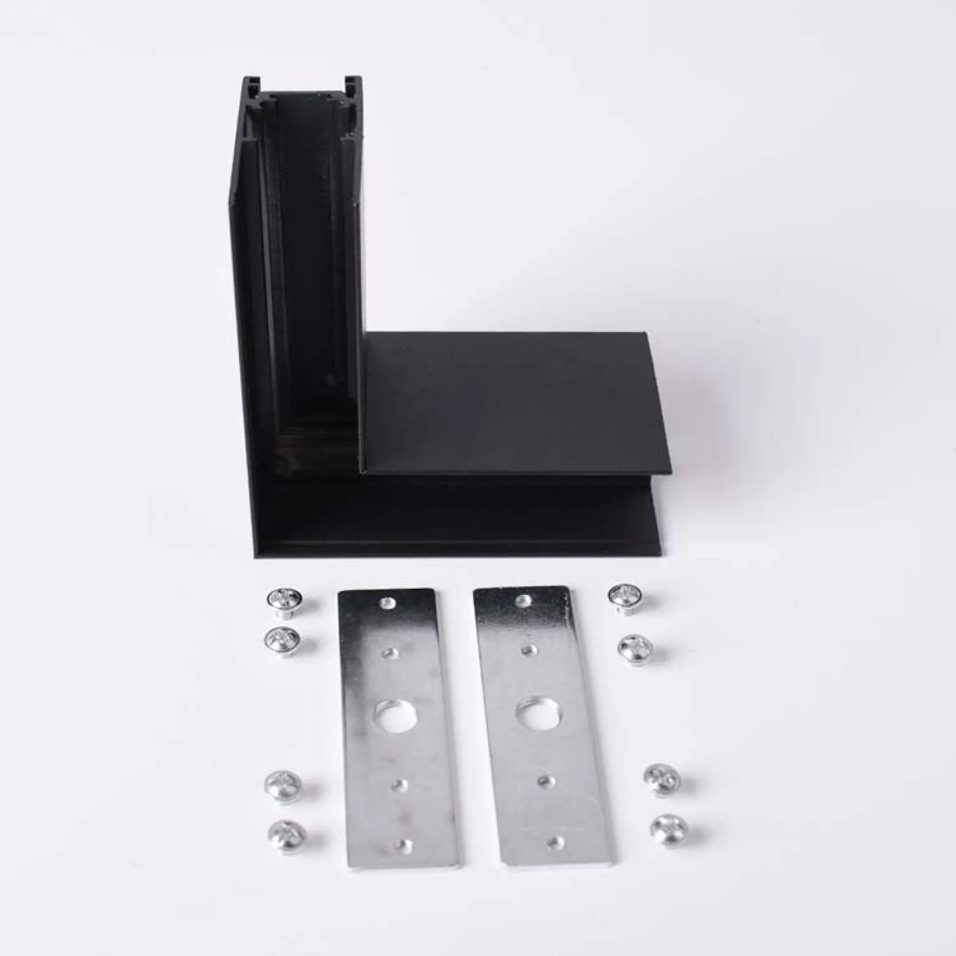 Unión en L para carriles magnéticos de superficie 20mm - Horizontal