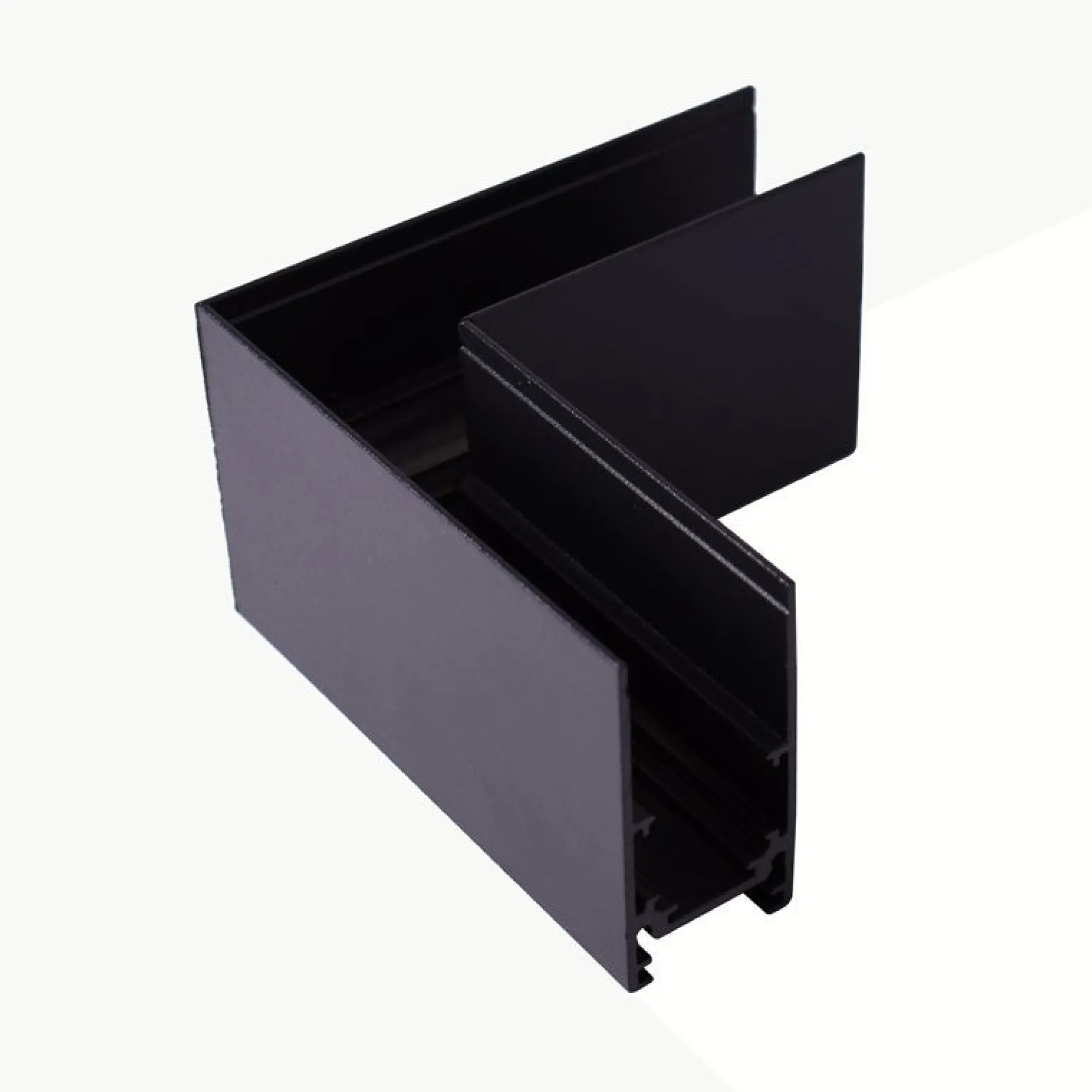 Unión en L para carriles magnéticos de superficie 20mm - Horizontal