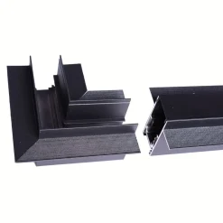 Unión en L para carriles magnéticos empotrables 20 mm - Horizontal