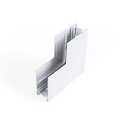 Unión en L para carriles magnéticos de superficie 20mm - Vertical