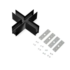 Unión en X para carriles magnéticos de superficie 20mm