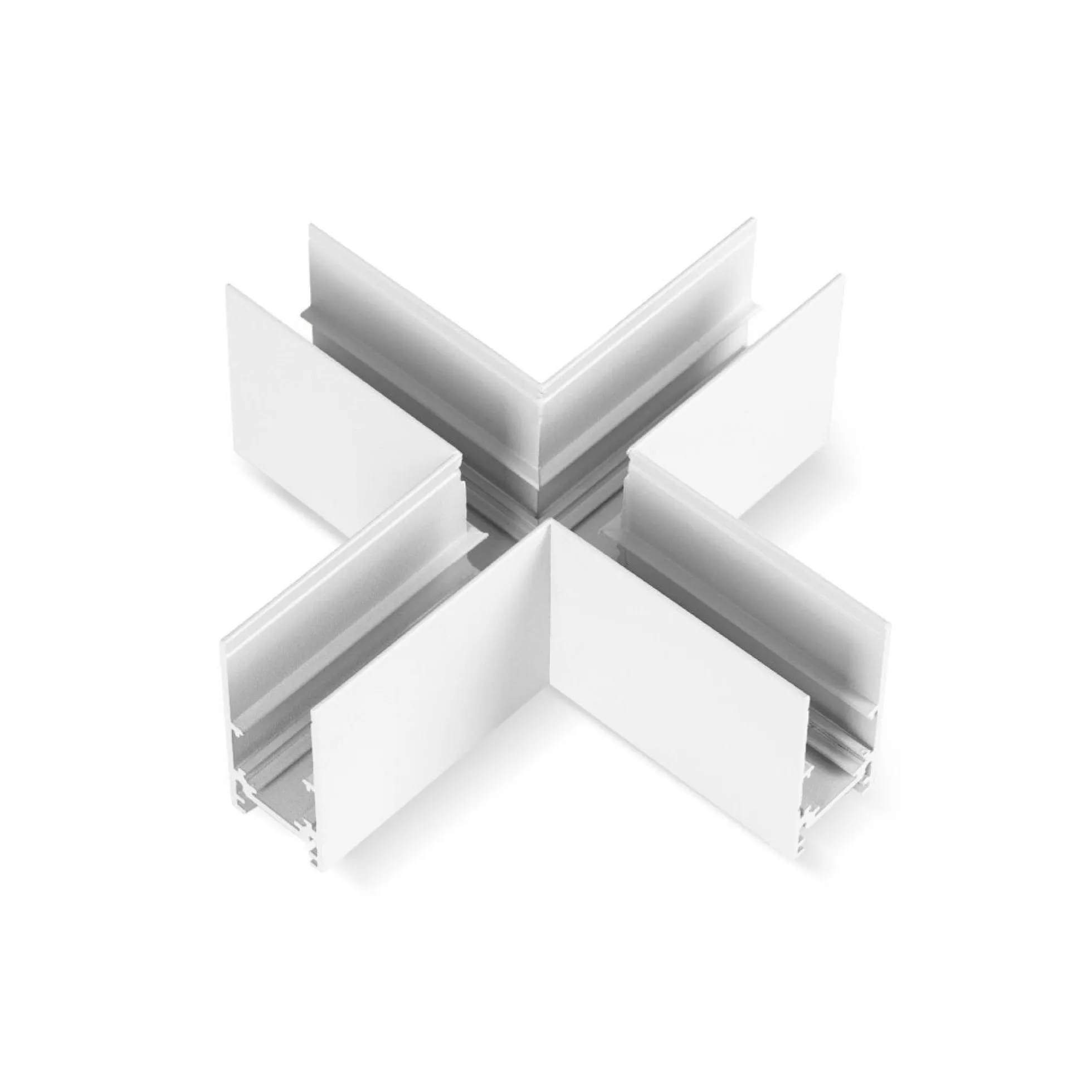 Unión en X para carriles magnéticos de superficie 20mm