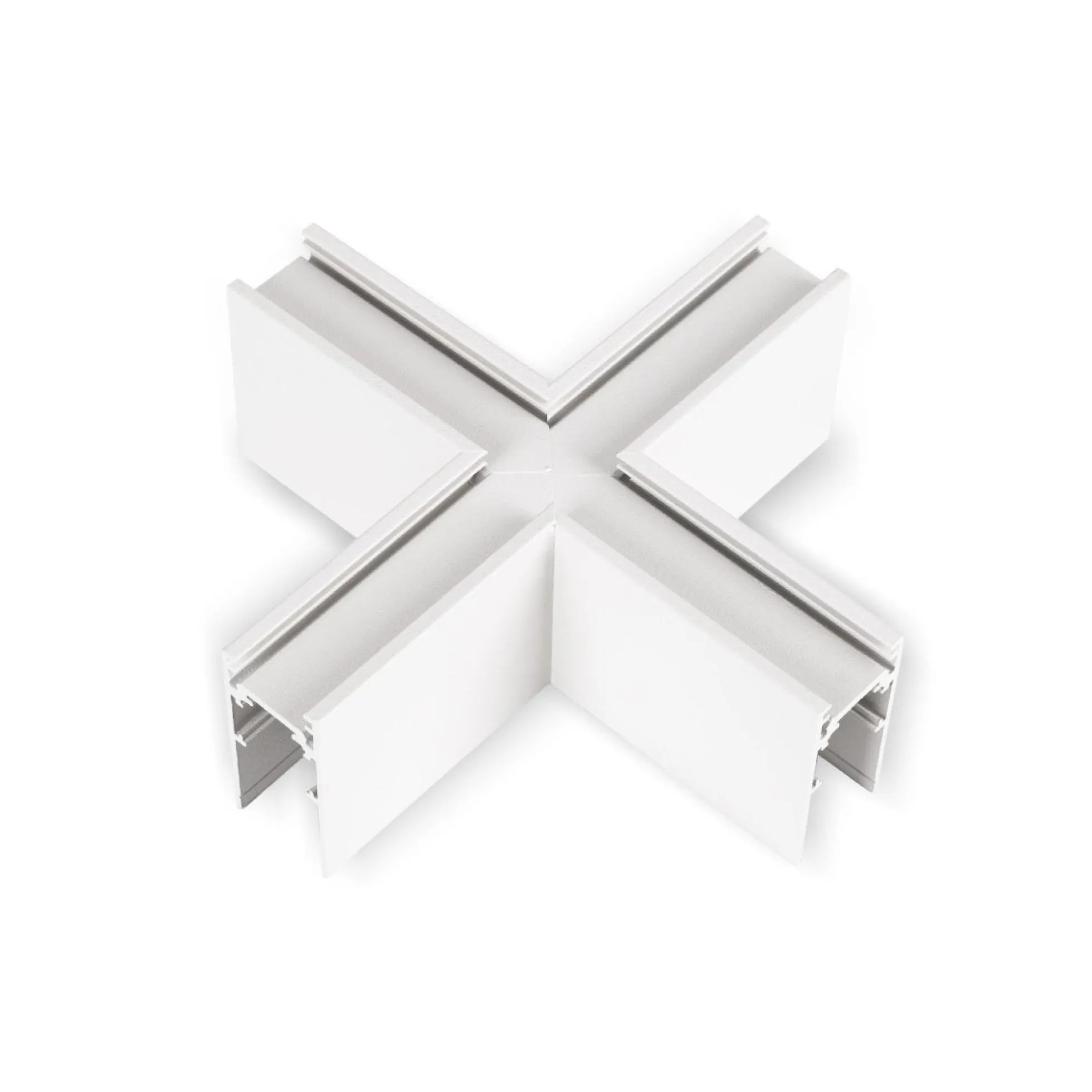 Unión en X para carriles magnéticos de superficie 20mm
