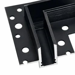 Unión 90 grados horizontal para carril magnético de integración/trimless - 10mm