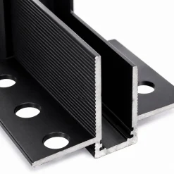Unión 90 grados vertical para carril magnético de integración/trimless - 10mm