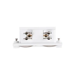 Unión rígida recta para carril trifásico empotrable - Compatible con DALI