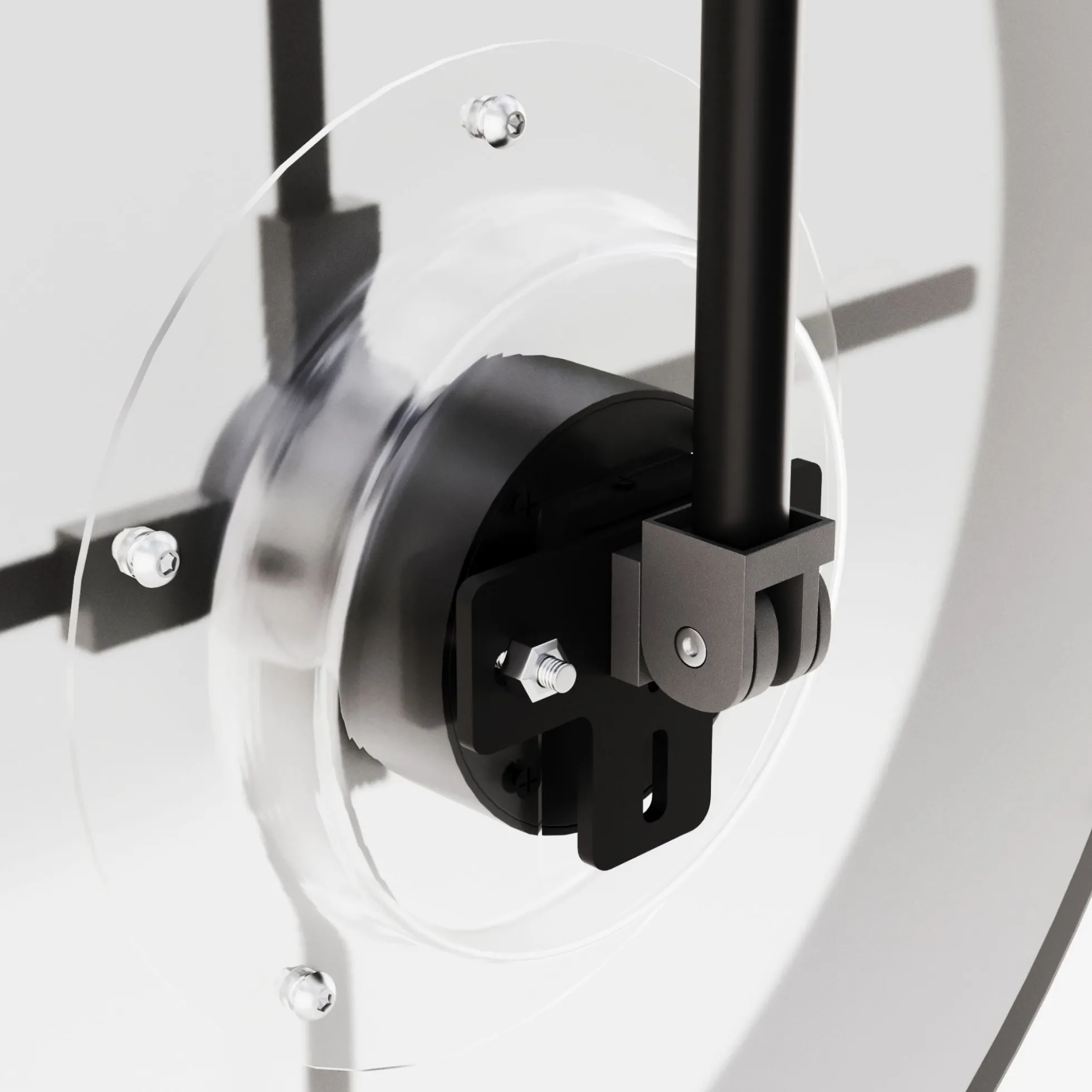 Ventilador holográfico 3D de techo - Soporte regulable - Ø 52cm - 72W